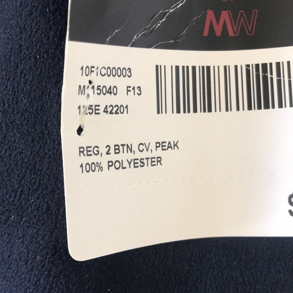 Alta Moda by MW 100% Polyester Suit Jacket - Picture 6 of 6